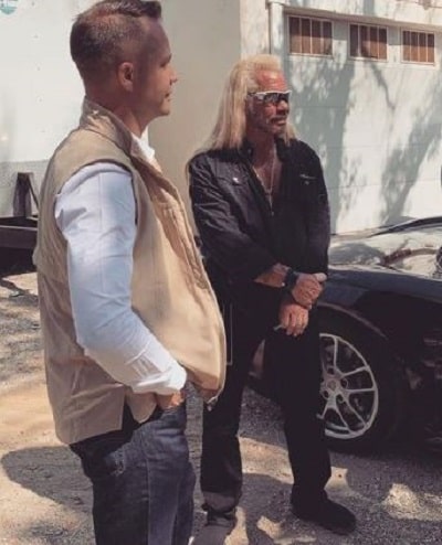Wesley Chapman with his father, Duane Chapman.